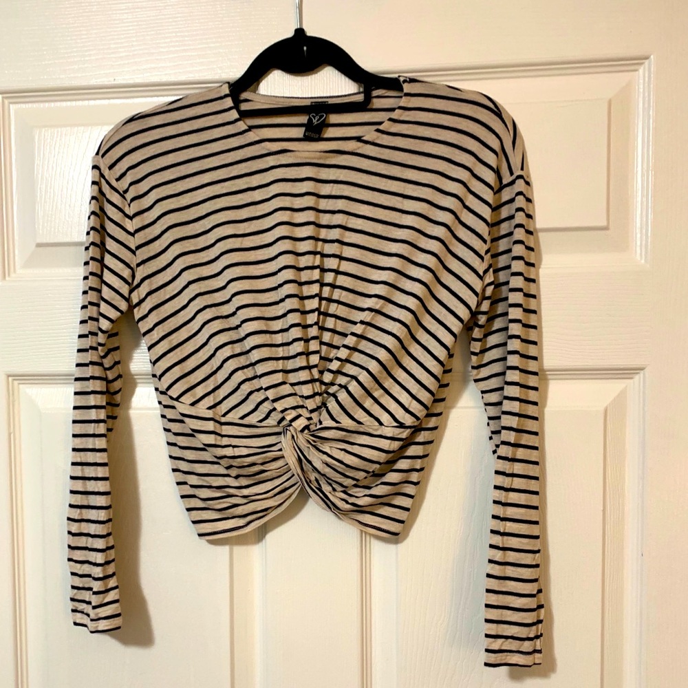 Crop Top - Striped. NWOT
